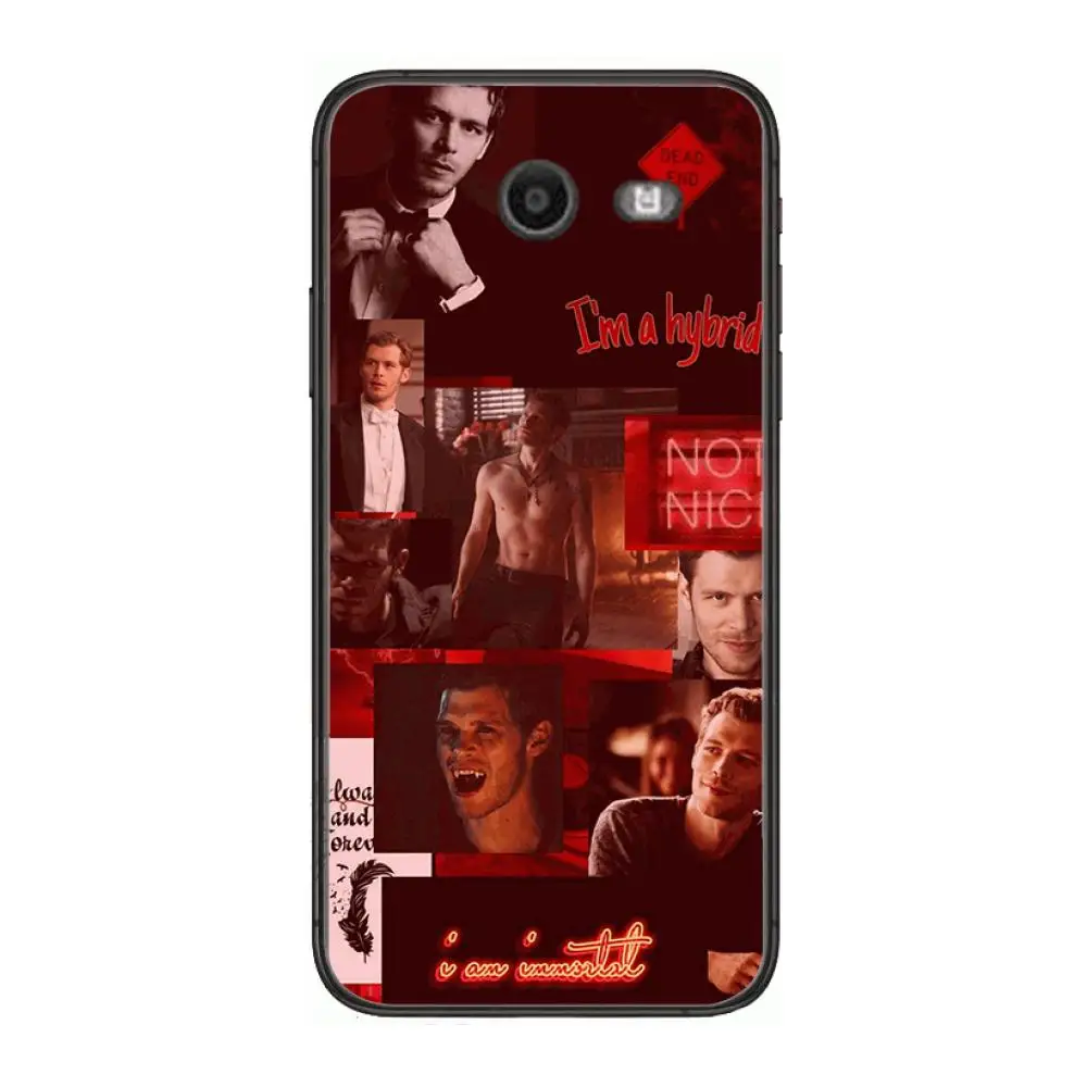

Vampire's diary style Phone Case Hull For Samsung Galaxy J 4 3 5 6 7 8 EU 2018 Plus 2017 Black Shell Art Cell Cover TPU
