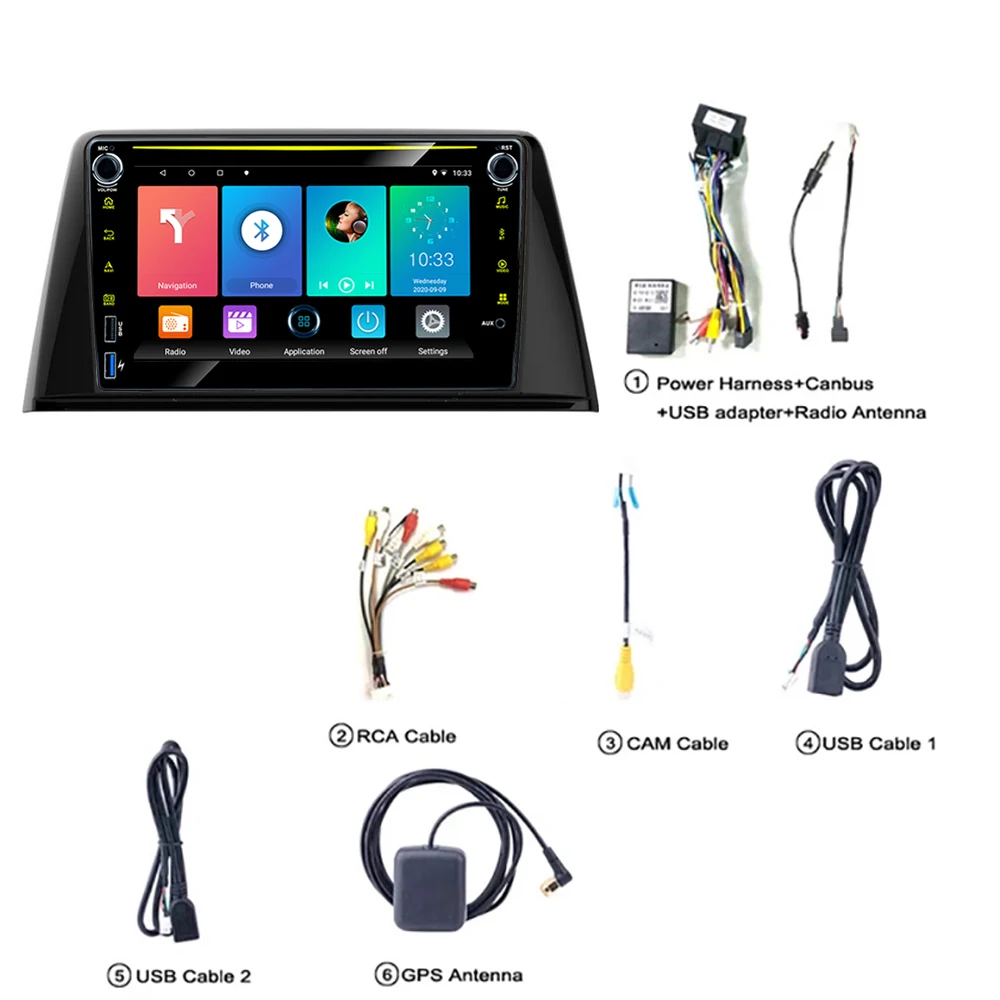 

REAKOSOUND 2 Din 8'' Android Car Stero Radio For Peugeot 308 2016-2020 WIFI GPS Navigation FM Bluetooth HD Car Multimedia Player