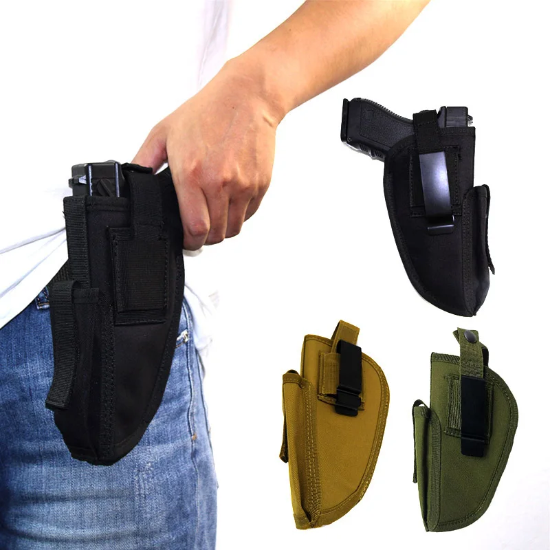 Тактическая правая левая рука Glock пистолет кобура Талия скрытый Airsoft кобура для пистолета для Glock Colt1911 BerettaM9 P226 пистолет чехол сумка