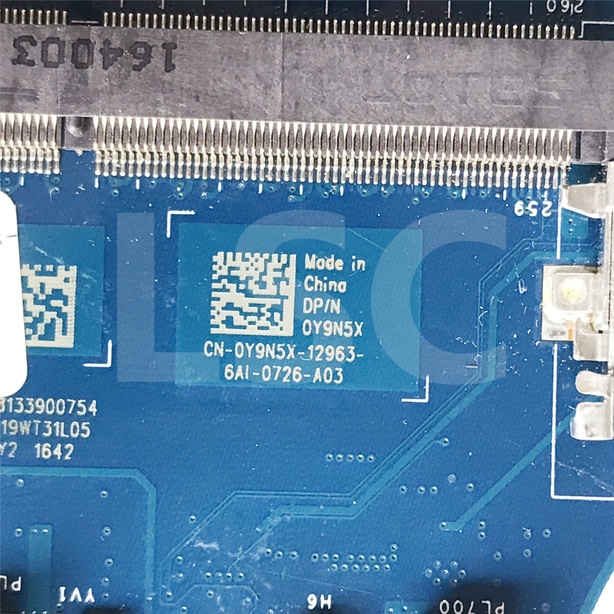 Отремонтированная материнская плата для ноутбука DELL XPS 15 9550 с видеокартой GTX960M, процессором I7-6700HQ, номером CN-0Y9N5X 0Y9N5X Y9N5X, AAM00 LA-C361P.