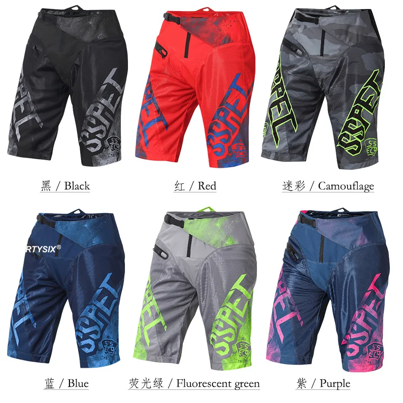 Шорты для езды на мотоцикле SSPEC мужчин и женщин по бездорожью BMX горный велосипед