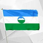 Флаг России Кабардино-Балкарии, 90x150 см, 3x5 футов, баннер 120 г 100D, бесплатная доставка, баннер 60x90 см, 21x14 см