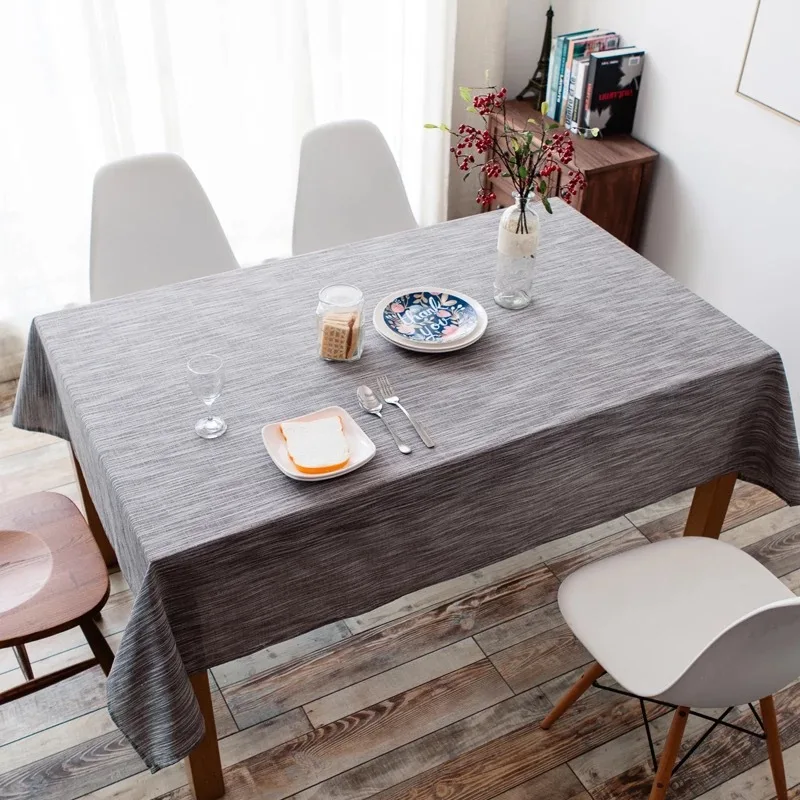 

Modern Dustproof Tablecloth Rectangular Table Cloth for Home Dining Table Cover Cotton Linen Table Cloth Kitchen Tea Tablecloth