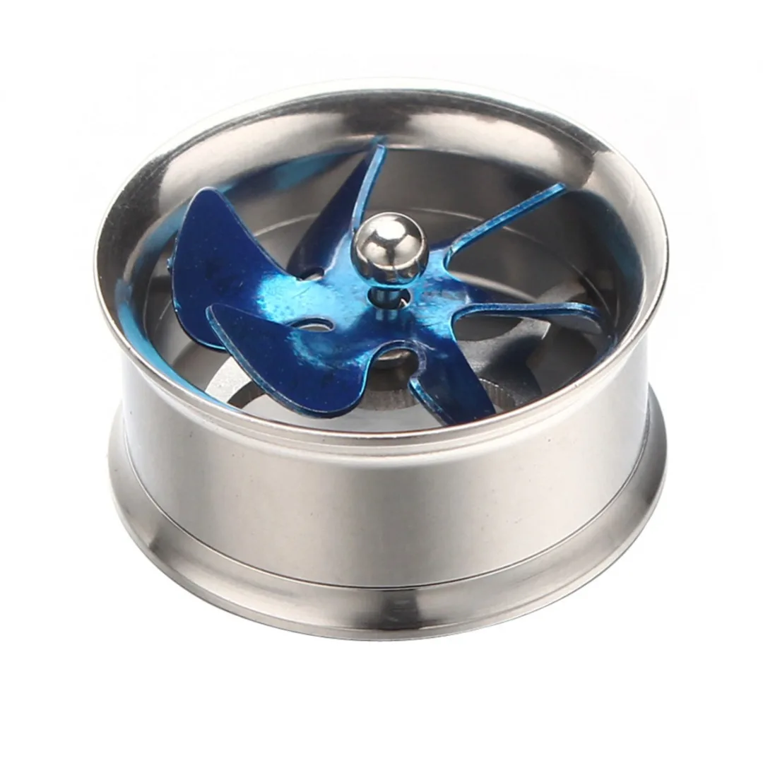 Hip Hop Rock Men Women Stainless Steel Spinning Fan Ear Expansion Flesh Tunnel Plug Trendy Body Piercing Jewelry Gift Shellhard | Украшения