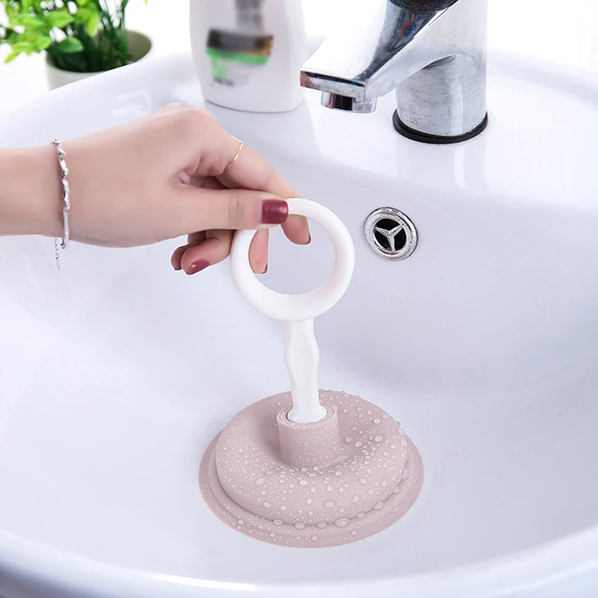 

Toilet Plungers Pipeline Dredge Suction Cup Powerful Cleaning Sink Drain Pipe Pipeline Dredge Household Kitchen Cleaning Tool