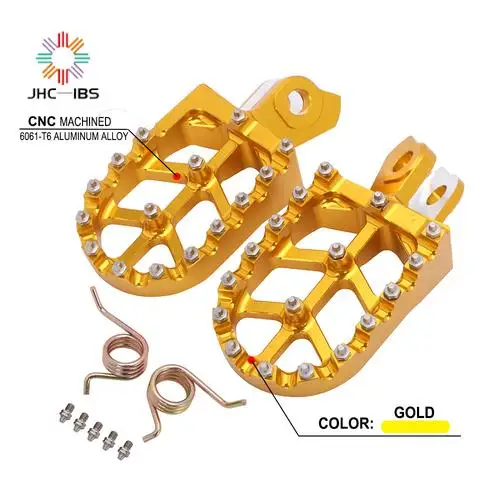 

CNC FootRest Footpegs Foot Pegs Pedals For Suzuki RMZ250 2010-2019 RMZ450 2008-2019 RMX450Z 2010-2017 RMZ 250 450