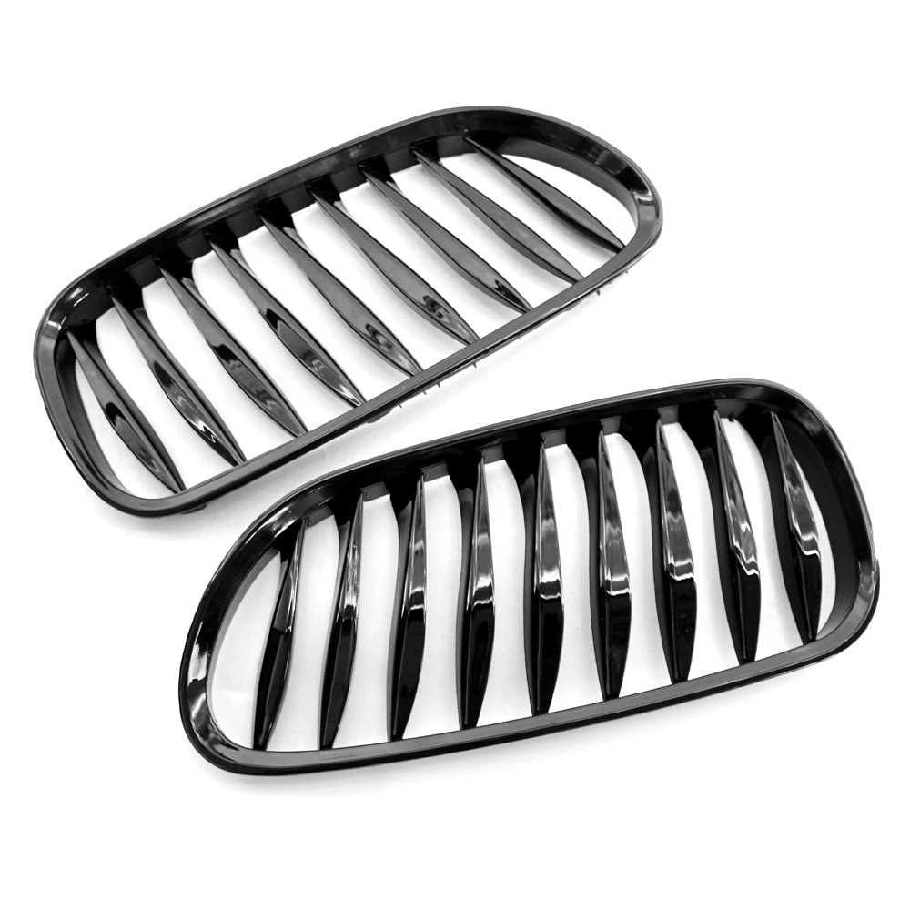 Автомобильная передняя решетка замена для BMW E85 E86 Z4 2003 2008 высокоглянцевая черная