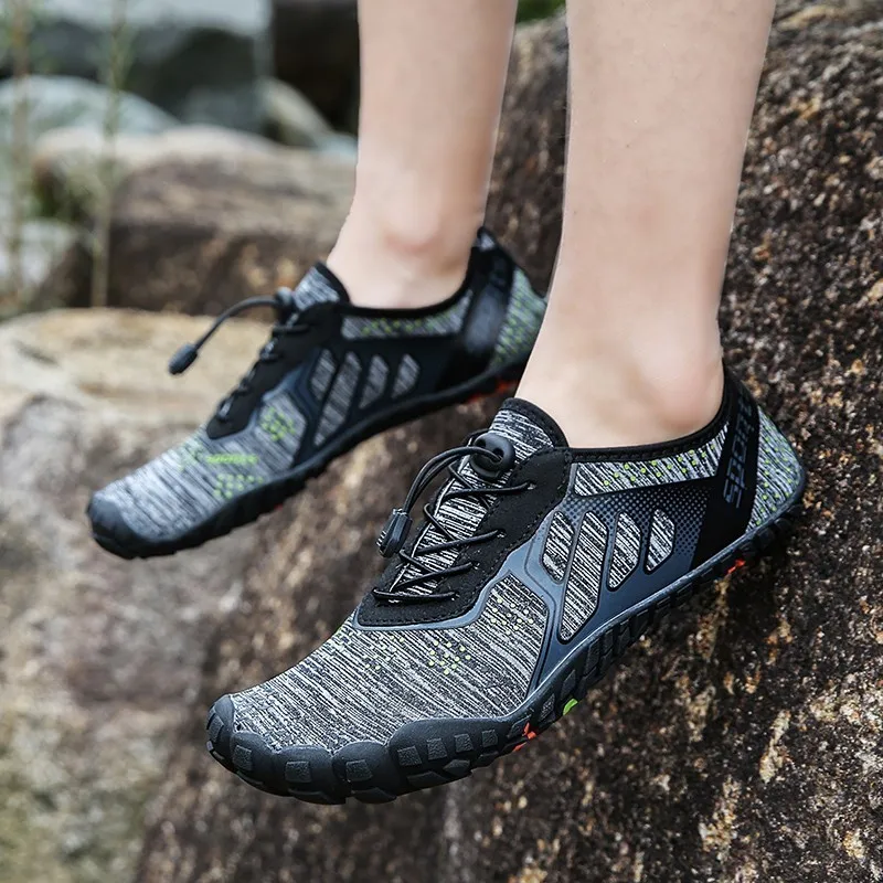 Плавательные туфли унисекс быстросохнущие с пятью пальцами для мужчин и