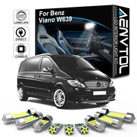 aenvtol 12pcs canbus for mercedes benz viano w639 2003 2010 vehicle led interior dome light car lighting accessories kits