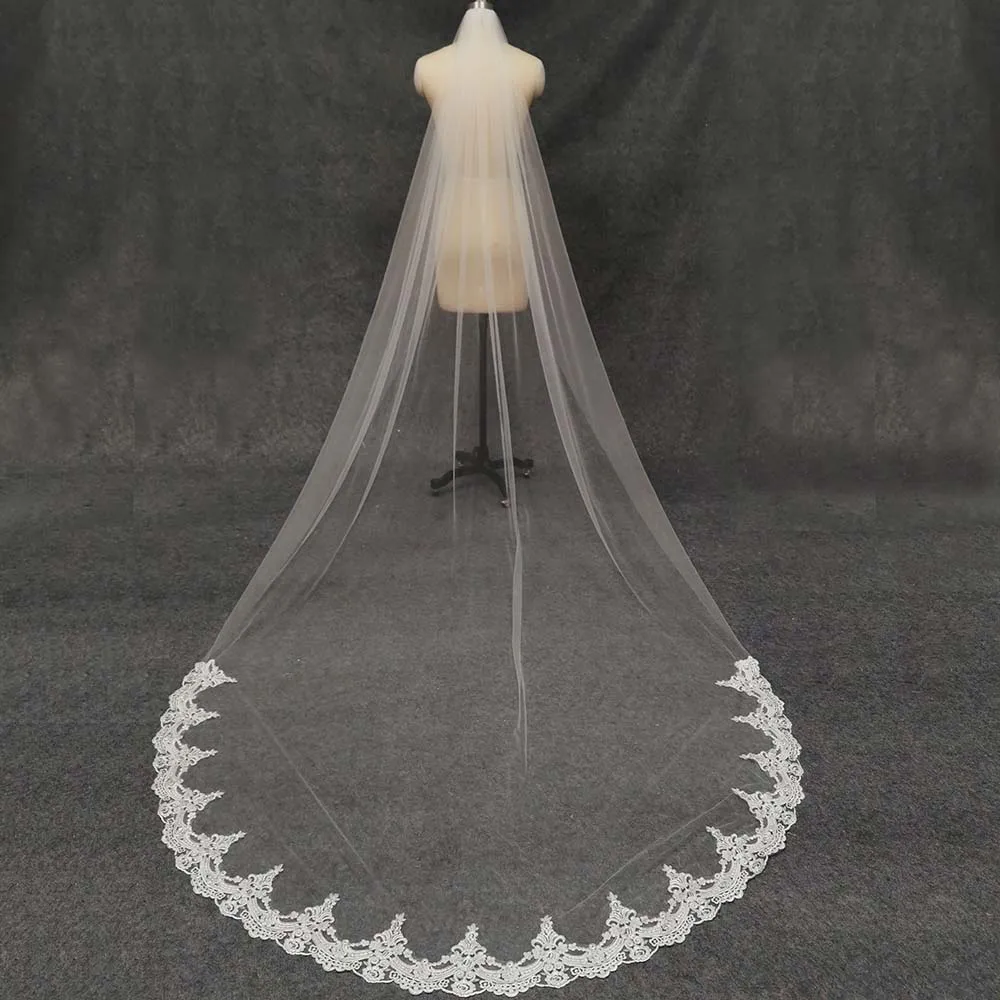 Фата свадебная длинная из Мягкого Тюля 3/1 5 м |