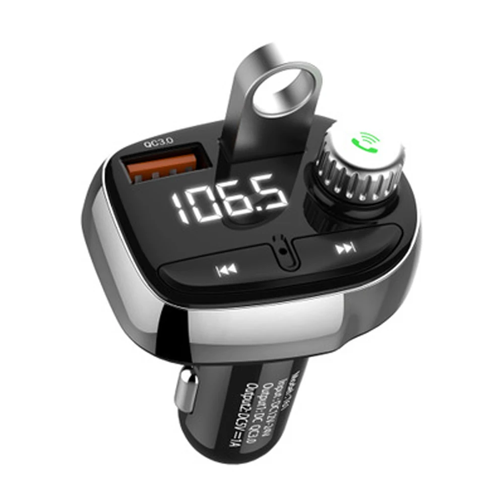 Автомобильный Bluetooth 5 0 fm передатчик беспроводной автомобильный комплект громкой