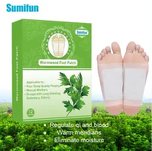 Пластыри для ног Sumifun K04501, Детокс, токсины, очищение ног, китайский пластырь, из трав, медицинская клейкие подушечки для тела, 12 шт.