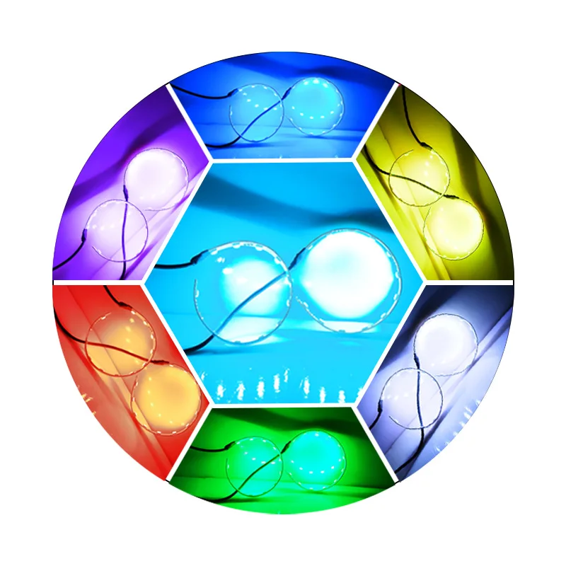 Новый Автомобильный светодиодный объектив дьявольский глаз сотовый телефон