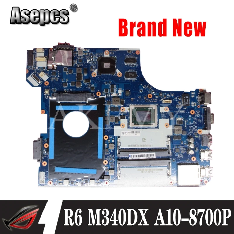 SAMXINNO For Lenovo Thinkpad BE565 E565 NM-A631 Laotop Mainboard Motherboard 01AW122 w/ R6 M340DX GPU A10-8700P CPU | Компьютеры и