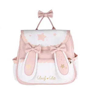 Звезда и Луна  сладкий рюкзак Лолита с кроличьими ушками от LovelyLota