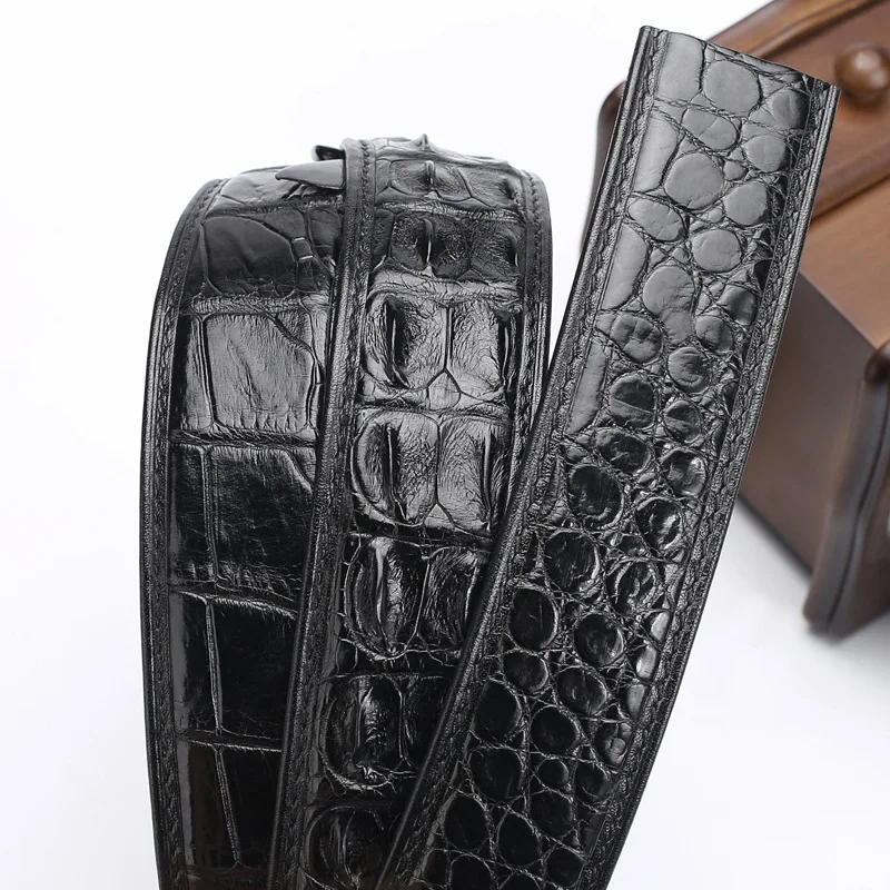 Мужской кожаный ремень с автоматической стальной пряжкой класса люкс 3 4 |