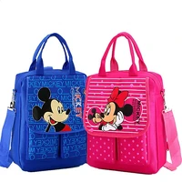 disney mickey minnie cartoon school bag waterproof large capacity student backpack primary girl boy bag portable handbag