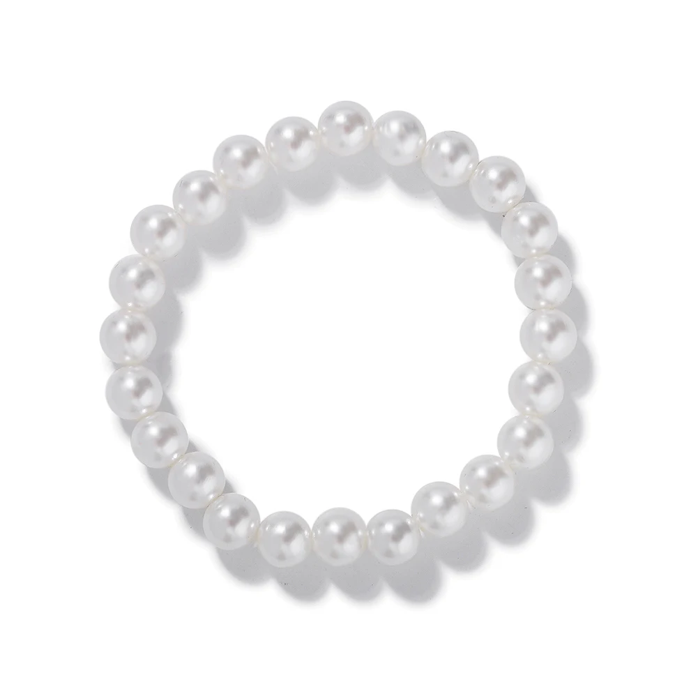 Новинка 2020 разборный браслет с искусственным жемчугом и бусинами для женщин