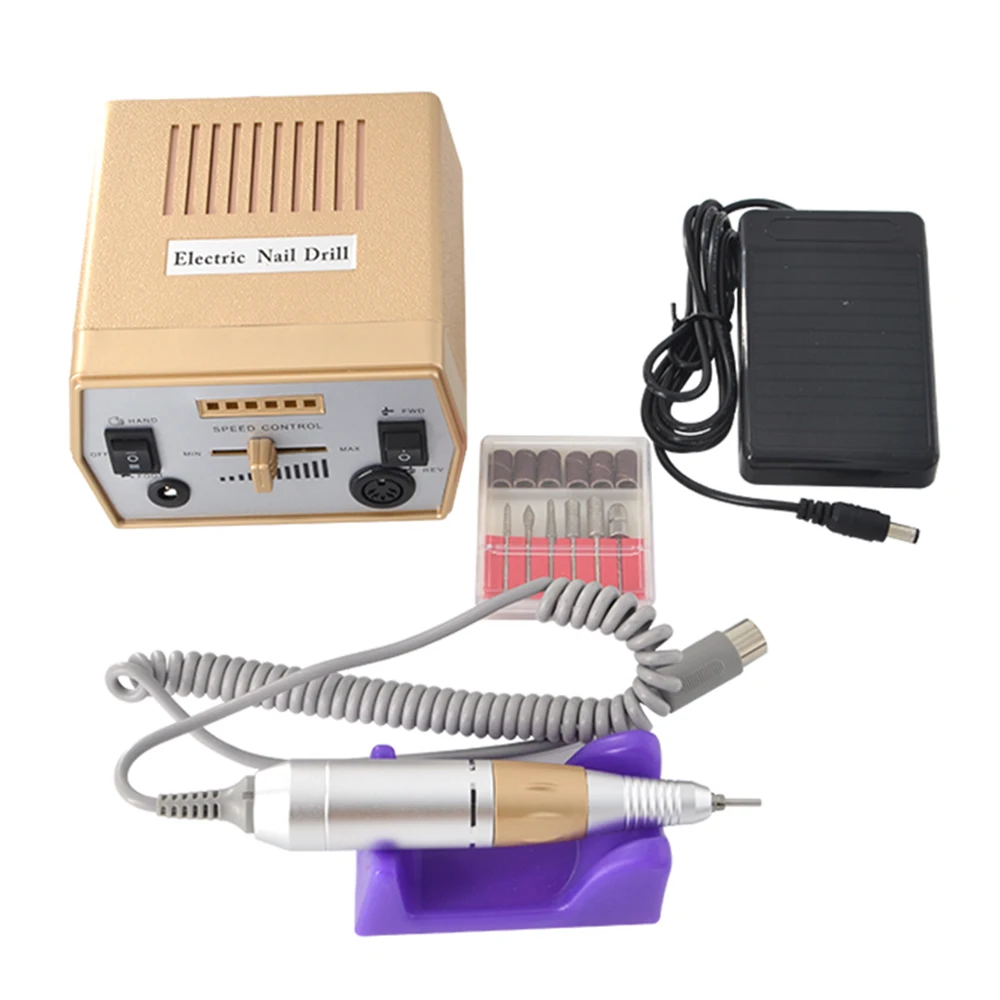 

RainSolid Professional Nail Polisher Tools Nail Art File Bits Manicure Kit 30000RPM 110V-220V Electric Nail Drill Machine