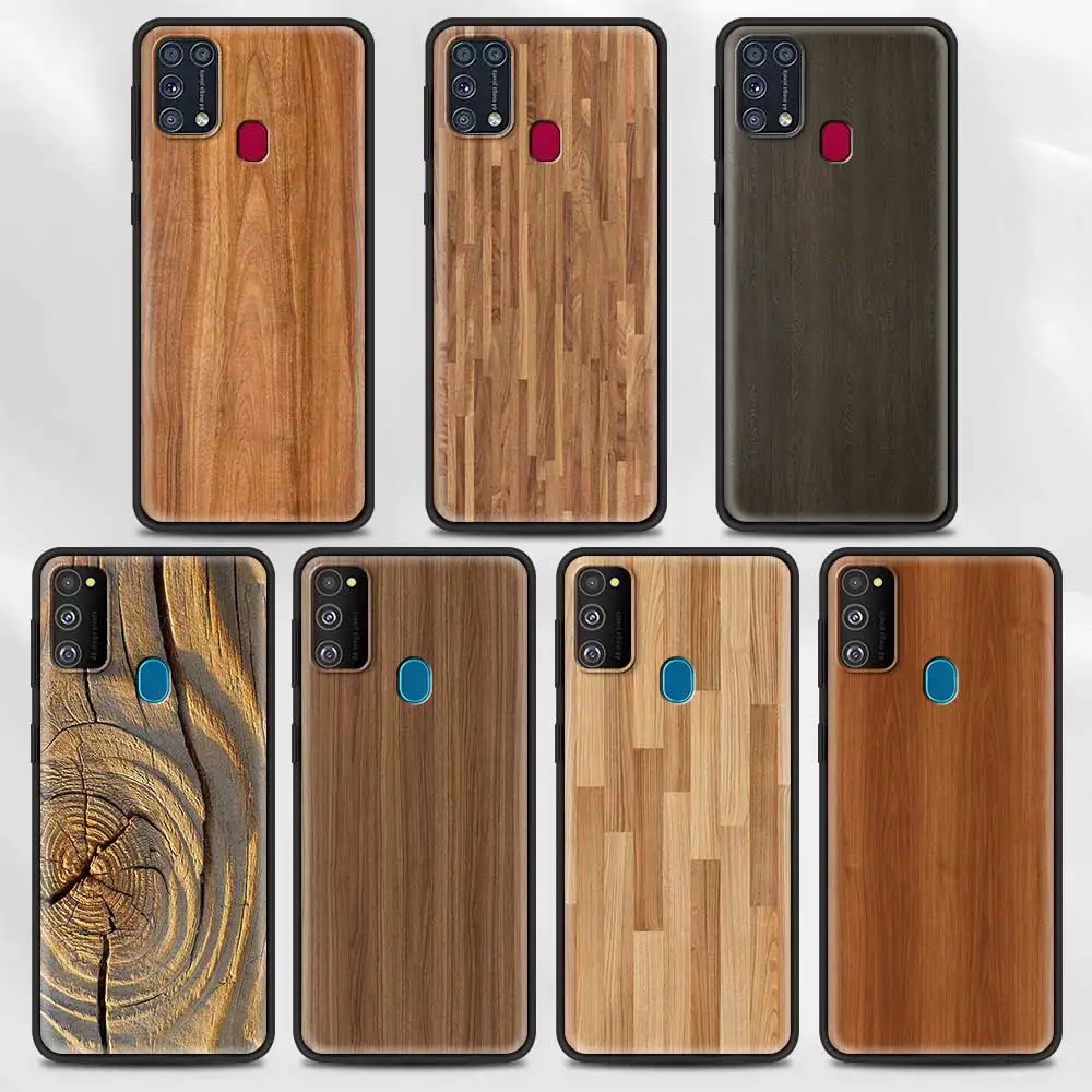 Чехол из натурального дерева для телефона Samsung M31 M51 M30s M31s M32 M62 M11 M01 M21 F41 A9 A7 2018 Prime