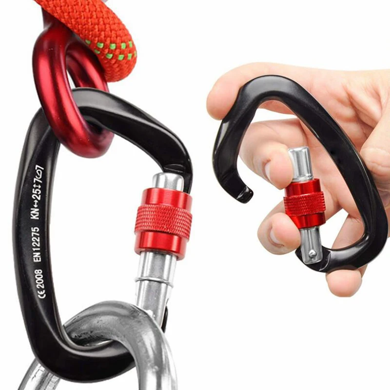 

Боны Рыбалка Алюминий сплав Карабин брелок для кемпинга на открытом воздухе Альпинизм оснастка защелка Замковая Пряжка крючок рыболовный инструмент