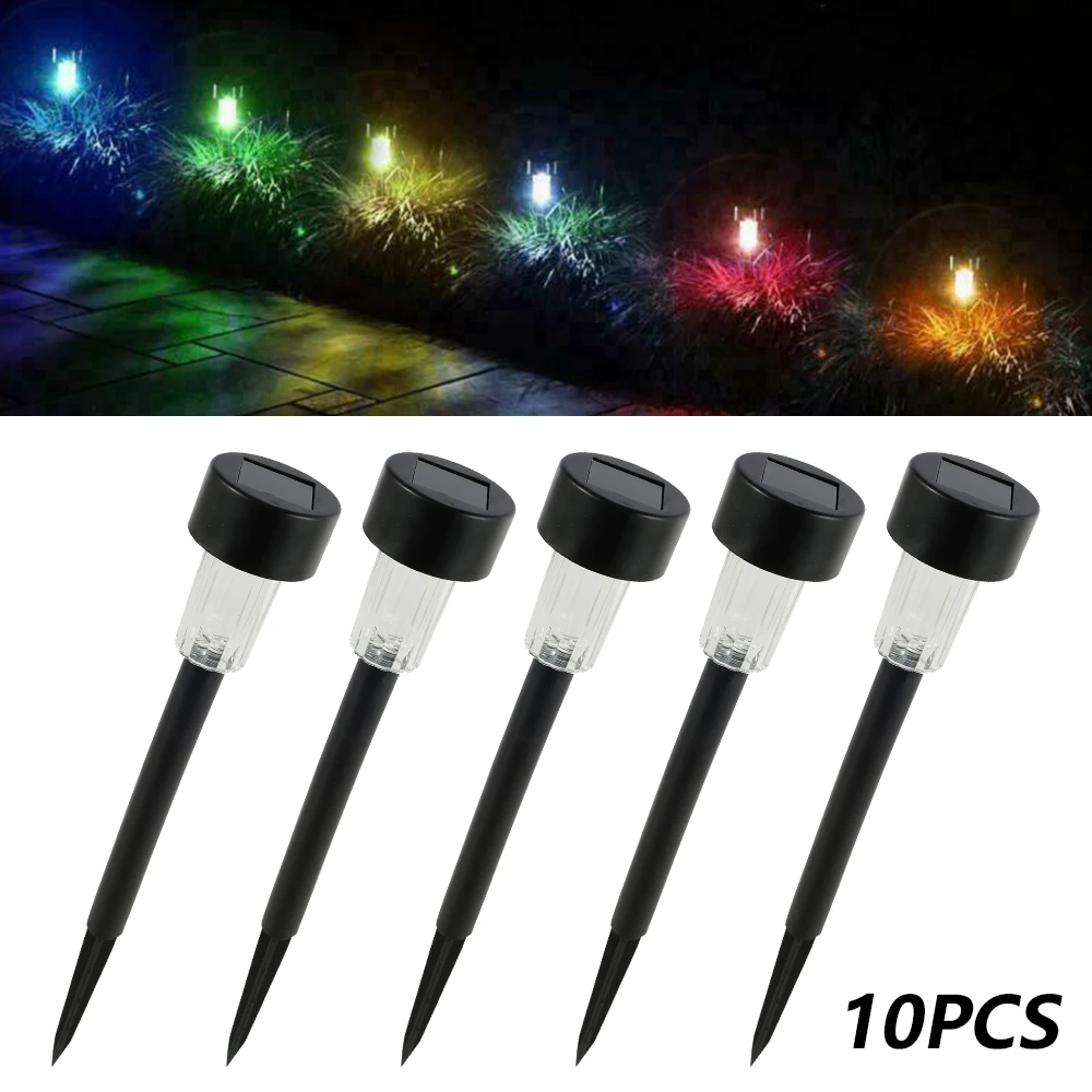 

10Pcs Led Solar Garden Light Outdoor Decoration Pathway Waterproof LED Solar Powered Lawn Light Street Landscape Yard Solar Lamp