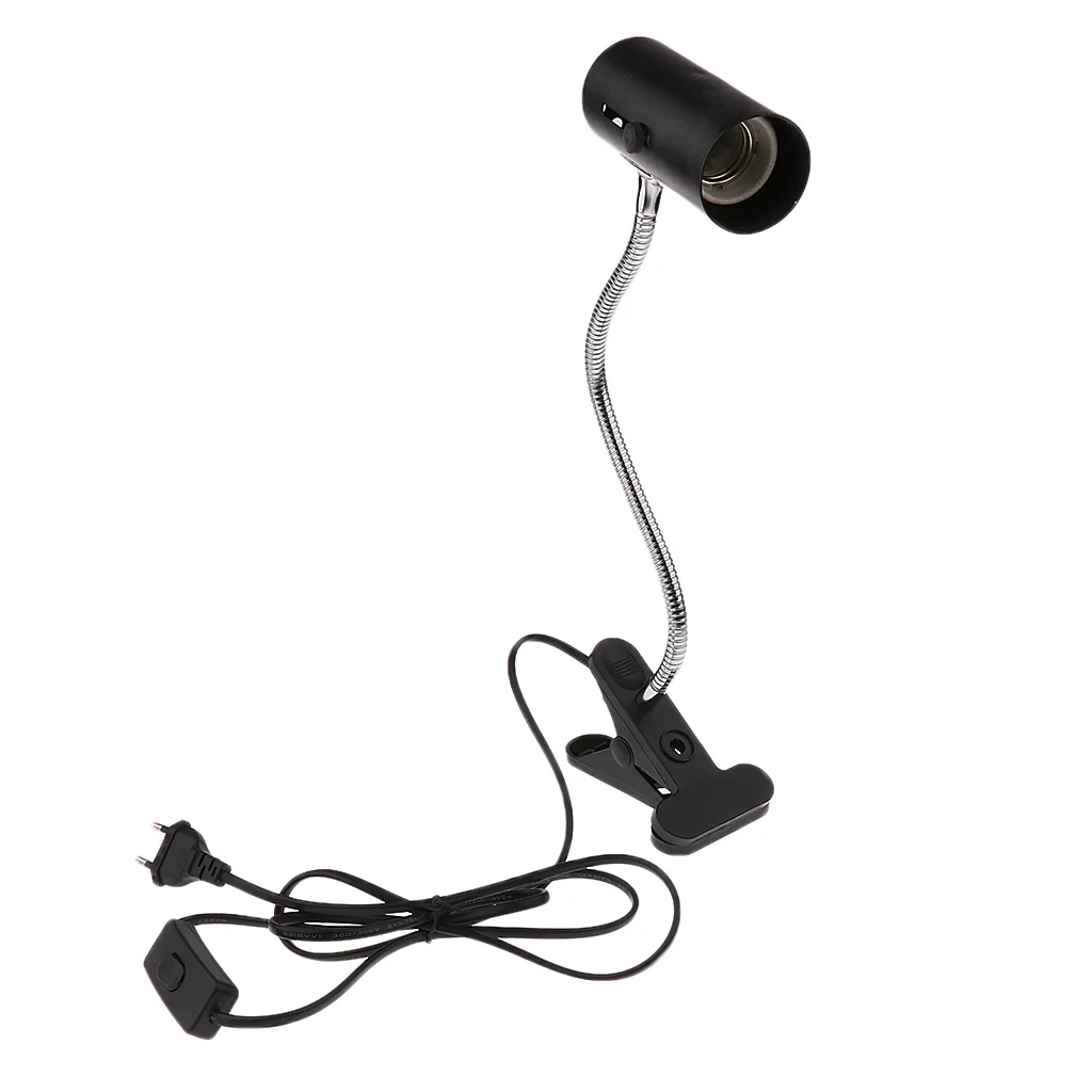 

Gooseneck Reptile Ceramic Heating Light Bulb Lamp Holder E27 EU Plug