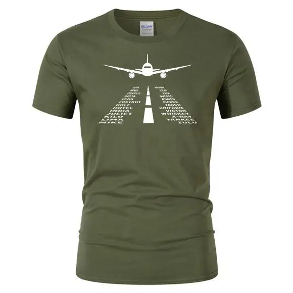Самолет фонетическим письмом Алфавит пилот Cessna футболки Отец больше Размеры