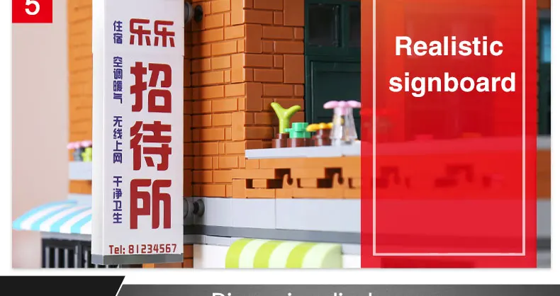 DHL XINGBAO 01013, китайские игрушки MOC, серия городской стройки, городской набор для строительства деревни, строительные блоки, наборы кирпичей, детские игрушечные модели, подарки