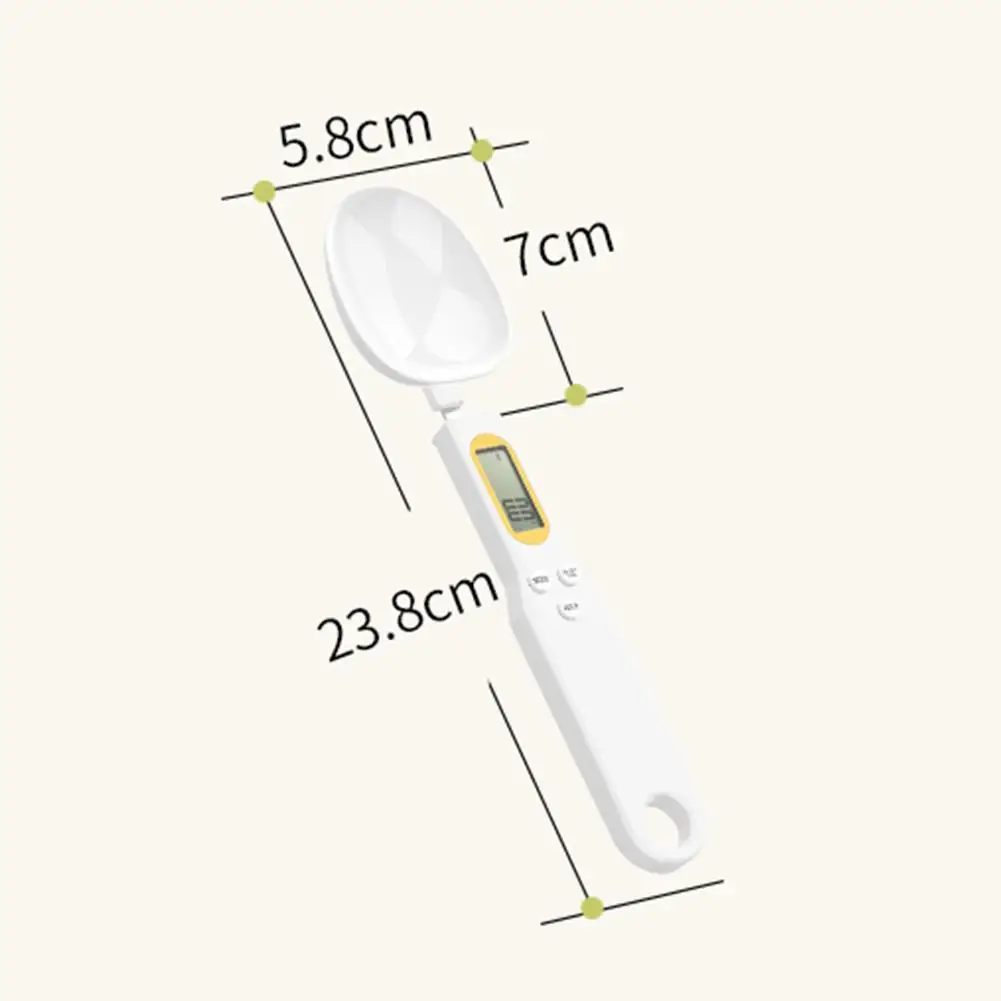 

500gx0.1g LCD Digital Kitchen Electronic Measuring Spoon Mini Scale Kitchen Scale High Precision Household Food Baking tool 40p