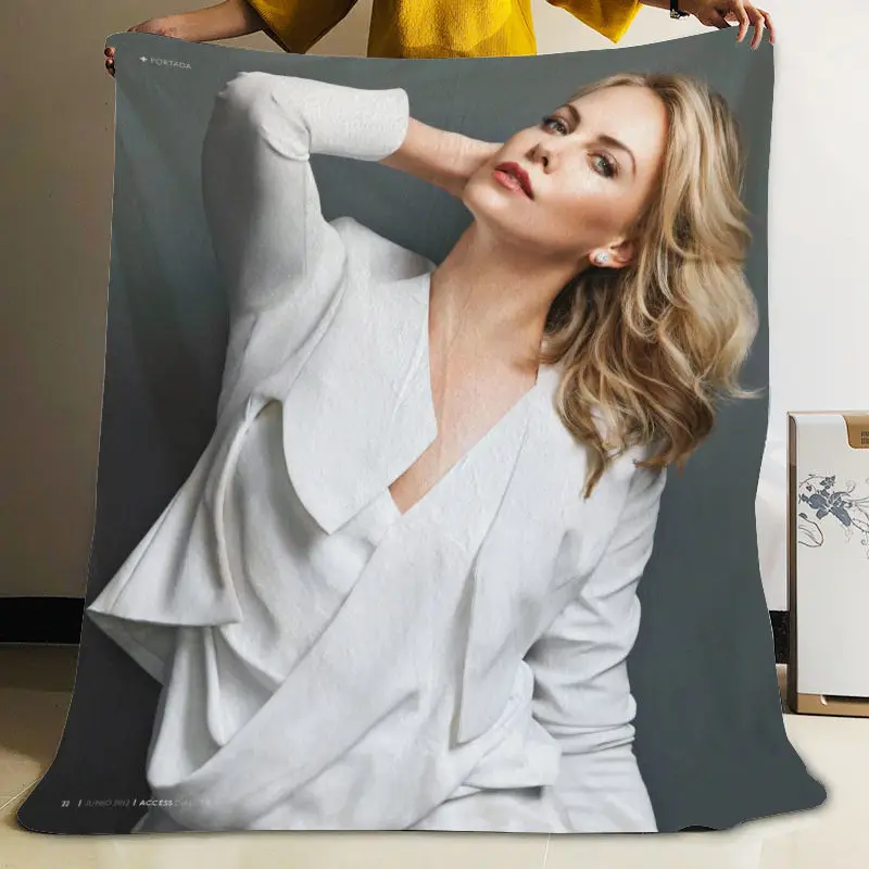 Prezzo Musife Custom Charlize Theron Flanella Coperta Progetta La Tua Coperta Coperte Di Flanella Per Divano Dropshipping Fai Da Te