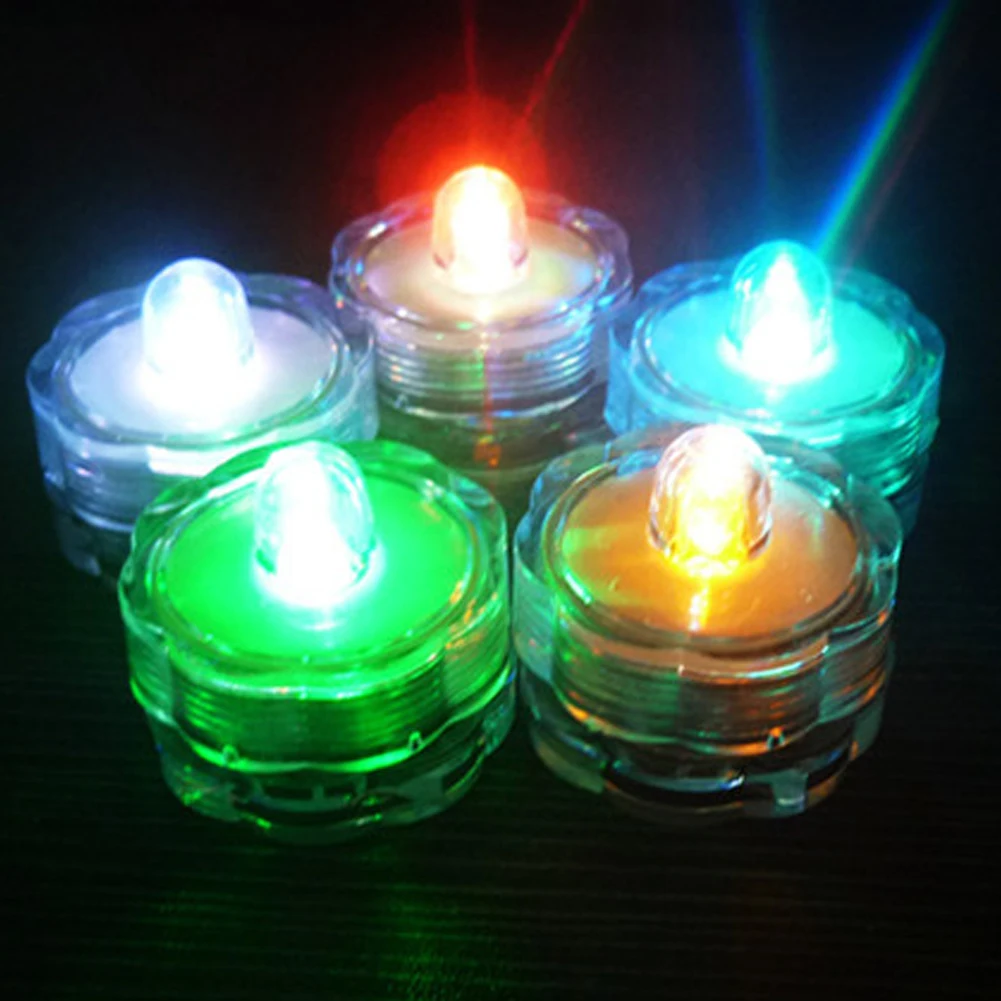 

Waterproof Battery Operated Flameless LED Tea Lights Creative Wedding Party Decoration Table Decor LED Flameless Candle Light