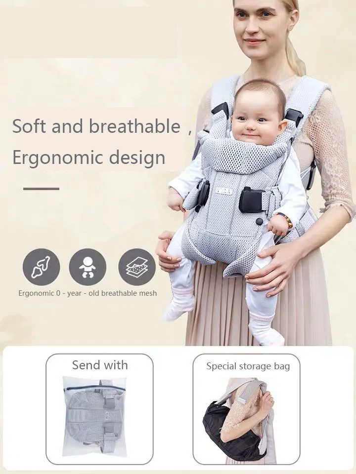 Baby Carrier Front Hugging One Air Breathable Baby Carrying Bag Carrier Xia Baowa Artifact Four Seasons Universal