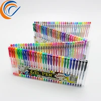 wholesale color painting gel pen 120 colors per sets watercolor pfluorescent flash pen metal chalk