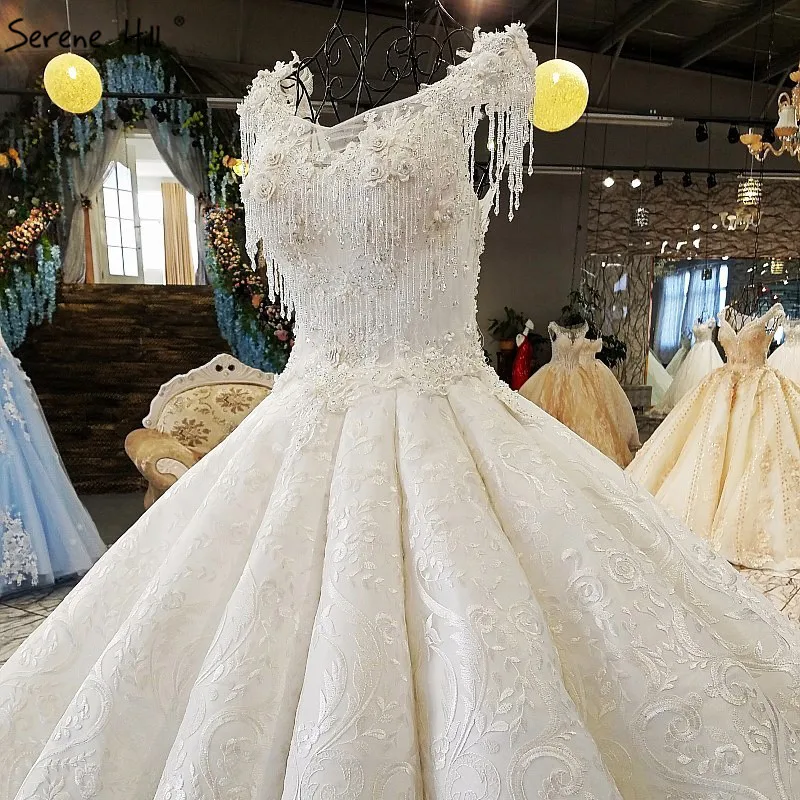 Новейшее роскошное высококачественное винтажное свадебное платье 2021 без