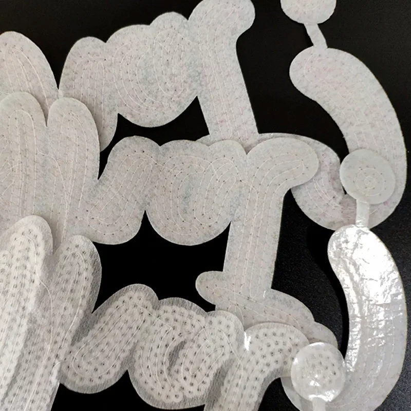 Как гладить нашивки для одежды 200 мм? Золотистые Серебристые Блестки ткань