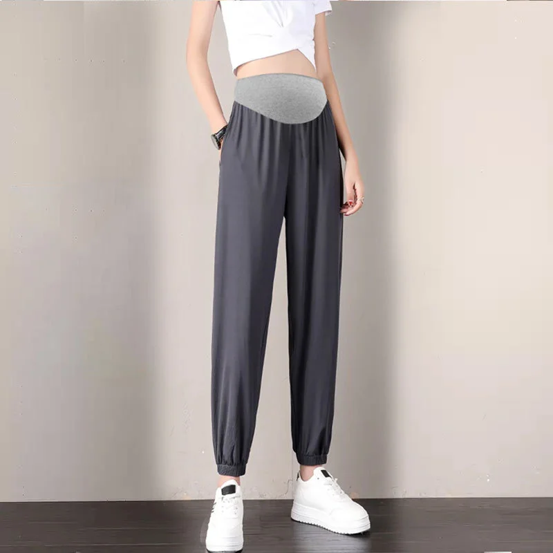 

Wide Leg Maternity Pants For Pregnant Women Trousers Casual Loose High Quality Jeans Pregnancy Pants Maternity Clothing