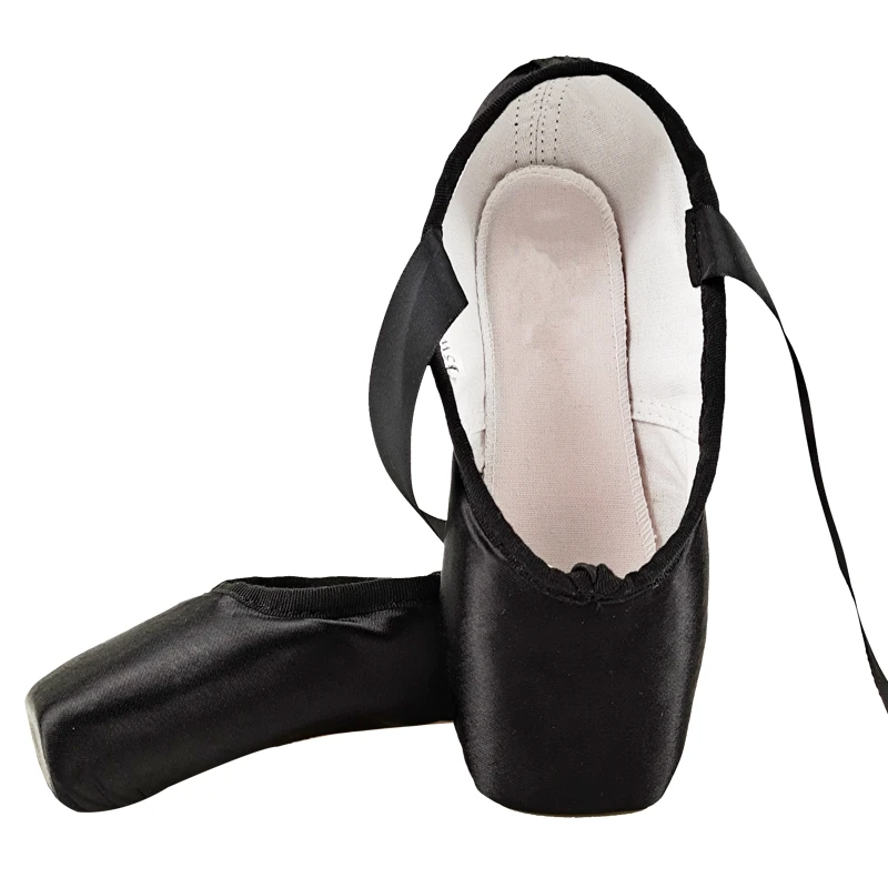 

Sales Satin Ballet Pointe Shoes Professional Girls Ladies Ballerina Dance Shoes With Ribbons Woman Zapatos Mujer