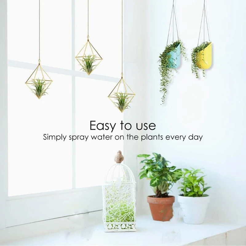 4 шт. отдельно стоящие подвесные плантаторы геометрические кованые