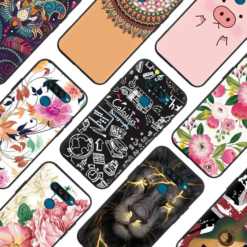 Женский пылезащитный чехол для телефона LG K50S черный милый Водонепроницаемый