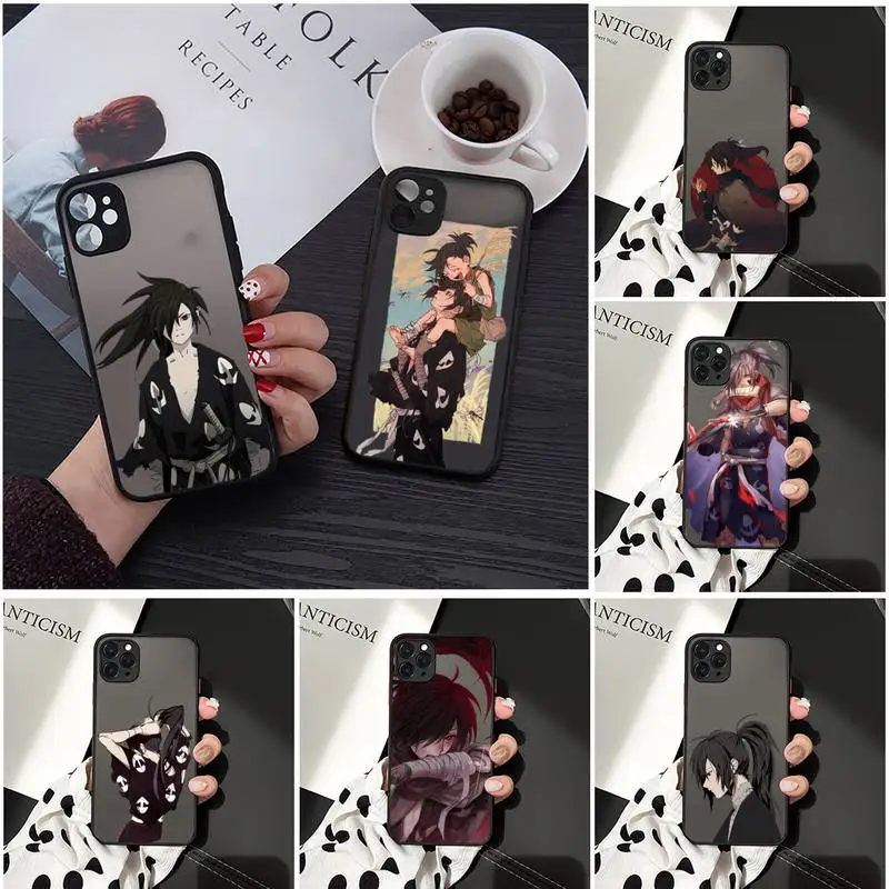 

Dororo hyakkimaru anime Phone Cases Matte Transparent for iPhone 7 8 11 12 s mini pro X XS XR MAX Plus cover funda
