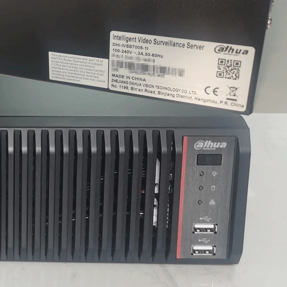 

Dahua WizMind Intelligent Video Surveillance Server DHI-IVSS7008-1I 4K 8HDD 8CH 128CH NVR FOR CCTV Audio ONVIF Video Recorder