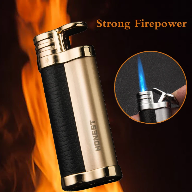 Ветрозащитная надувная зажигалка металлический струйный фонарь зажигалки