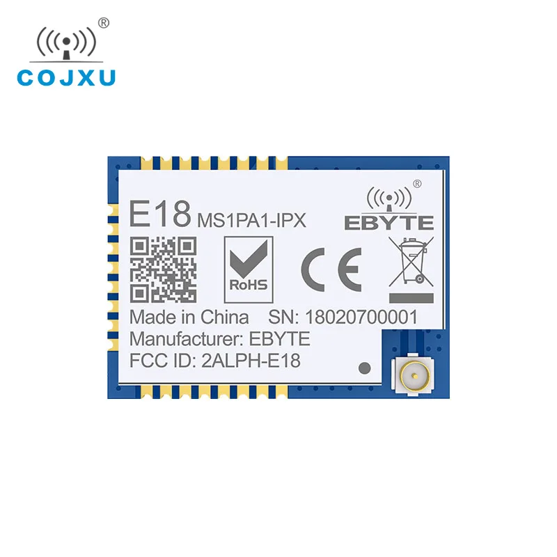 CC2530 F256 + PA Zigbee 2 4 ГГц беспроводной модуль cdebyte E18 MS1PA1 IPX макетная плата IPEX трансивер