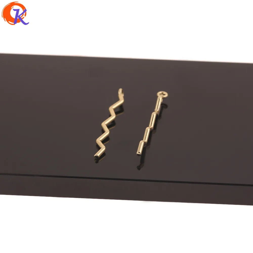 

Cordial Design 100Pcs 4*41MM Jewelry Accessories/DIY Parts/Earrings Making/Wave Stick Shape/Hand Made/Jewelry Findings Component