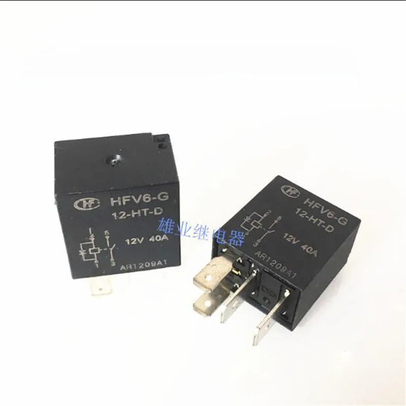 Авто реле 12V HFV6 G 12 HT D камень ножницы бумага HFV6G12HTD 12VDC 40A 4PIN|Реле| |