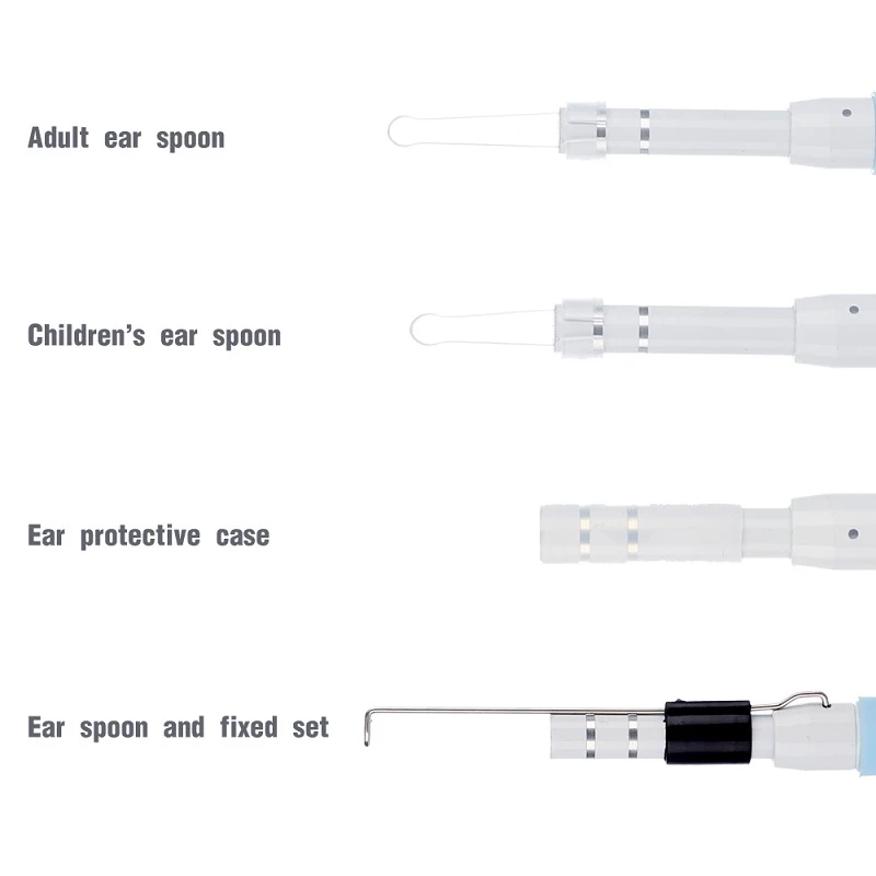 Новые 3 in1 HD Medical в ухо очистки эндоскопа Ложка Мини Камера отоскоп рот нос