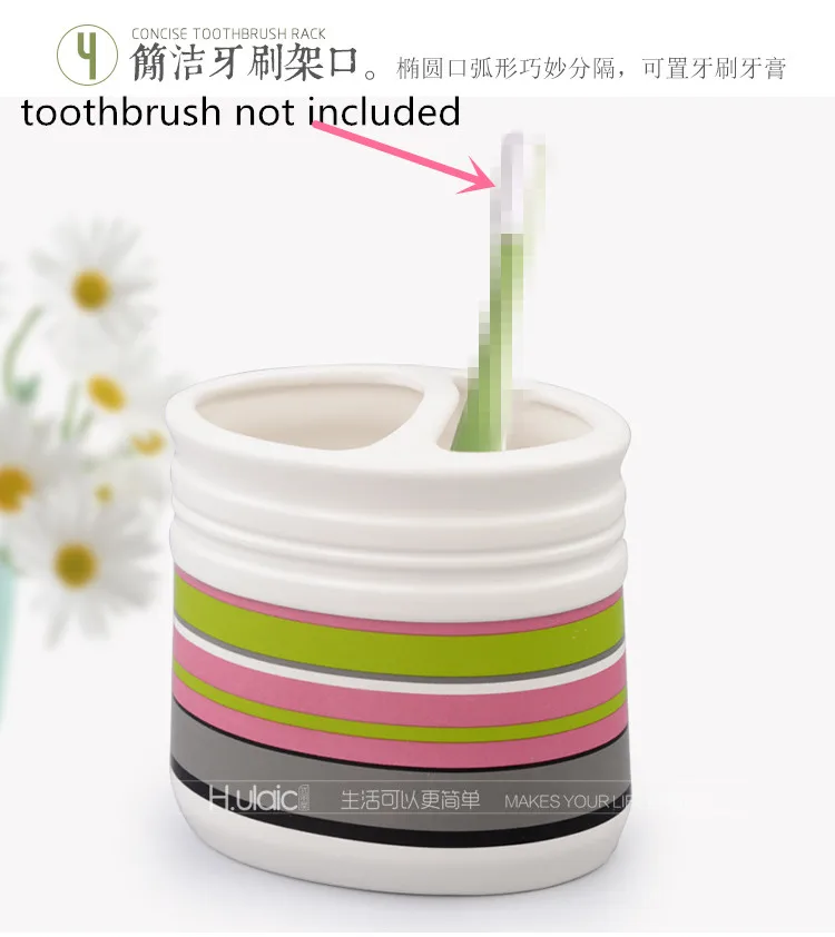 toothbrush holder Большая распродажа, набор из 4 предметов, набор для ванной или один аксессуар, эмульсия, бутылка для хранения, для мытья полоскания, чашка, зубная щетка, костюм, свадебный подарок - Цвет: toothbrush holder