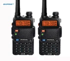 Портативная рация baofeng uv 5r с гарнитурой, 2 шт.