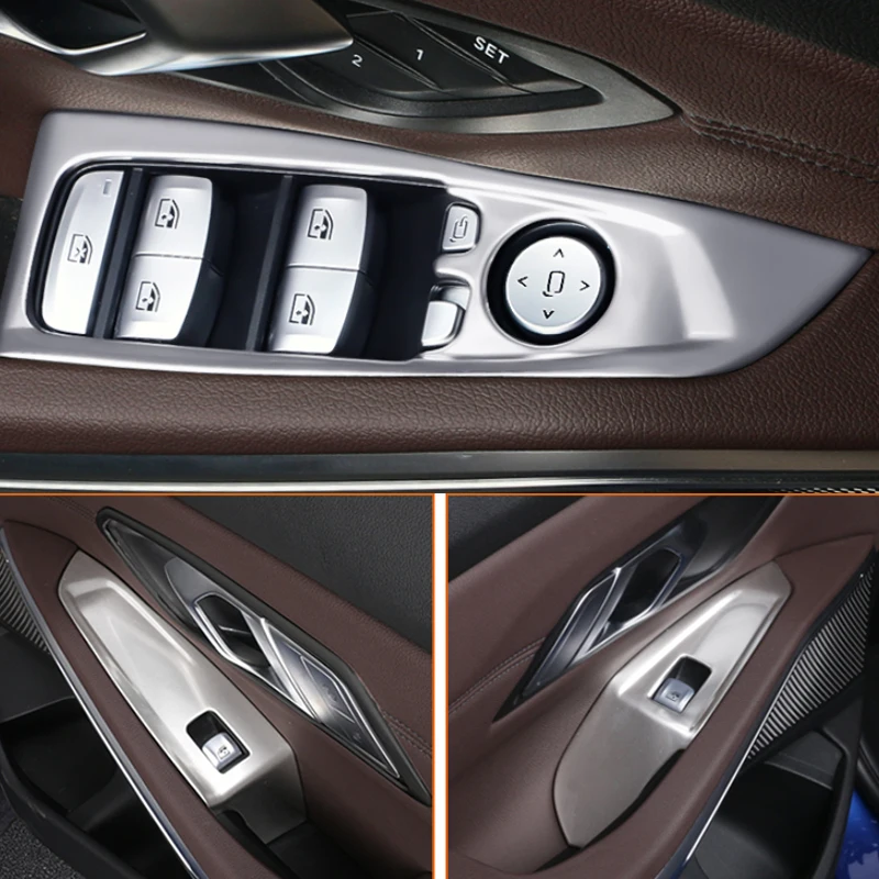 Автомобильная консоль коробка передач Панель отделка окно лифт переключатель